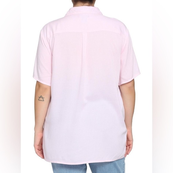 Hot Topic Kawaii Pastel Bunny Bow Girls Woven Button-Up Size Small - Picture 3 of 7